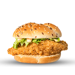 Chicken Fillet Burger  1/4 Lb 